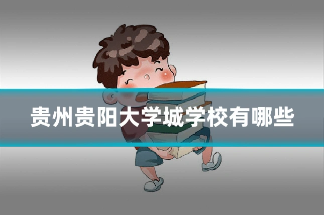 贵州贵阳大学城学校有哪些