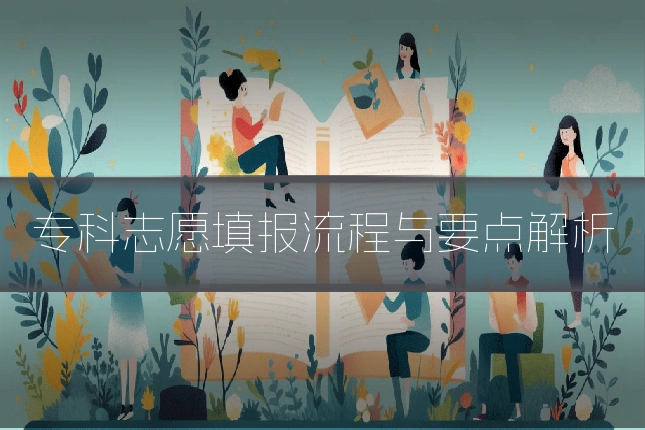 专科志愿填报流程与要点解析