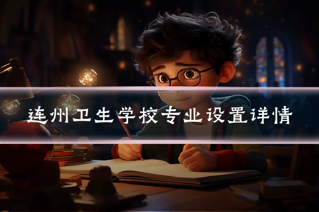 连州卫生学校专业设置详情