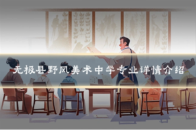 无极县野风美术中学专业详情介绍