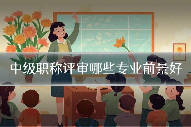 中级职称评审哪些专业前景好
