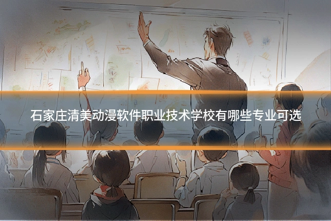 石家庄清美动漫软件职业技术学校有哪些专业可选