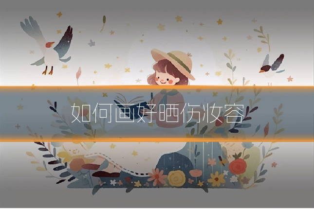 如何画好晒伤妆容