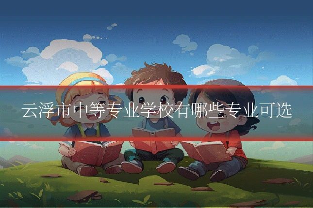 云浮市中等专业学校有哪些专业可选