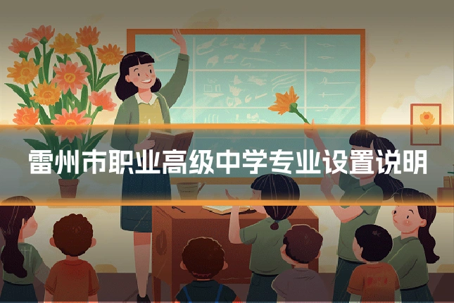 雷州市职业高级中学专业设置说明