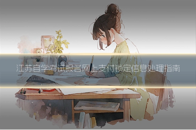江苏自学考试报名网上支付锁定信息处理指南