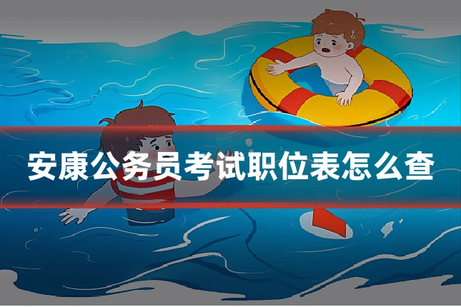 安康公务员考试职位表怎么查