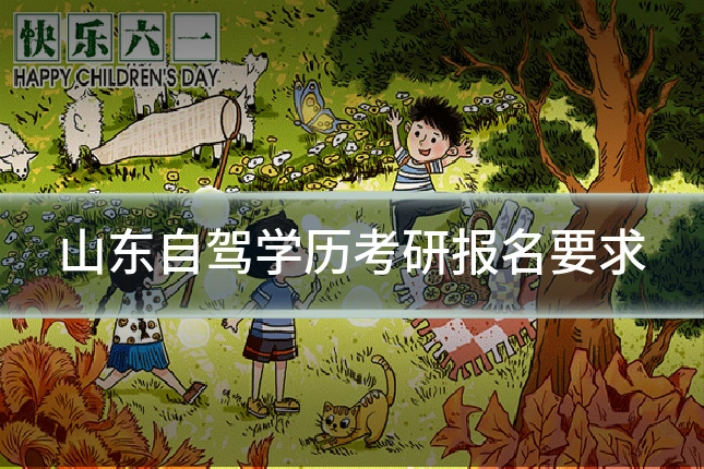 山东自驾学历考研报名要求