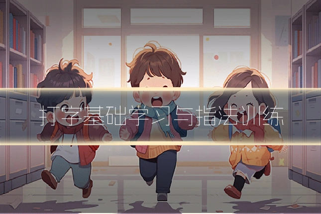 打字基础学习与指法训练