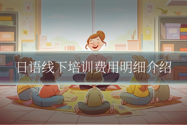 日语线下培训费用明细介绍