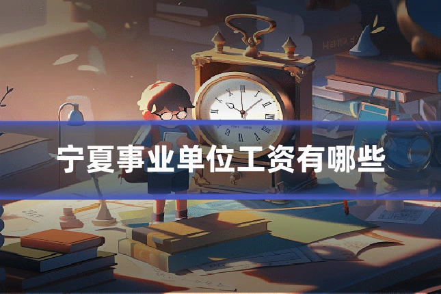 宁夏事业单位工资有哪些