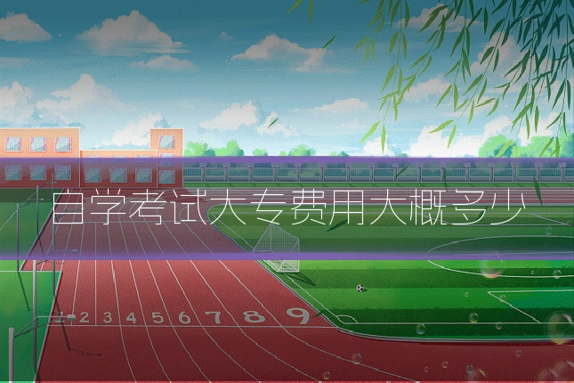 自学考试大专费用大概多少
