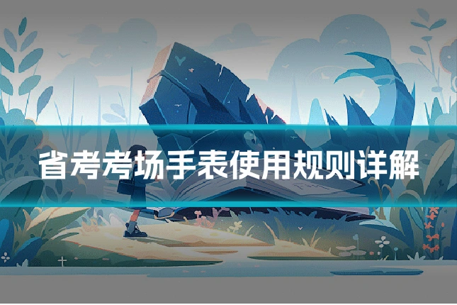 省考考场手表使用规则详解