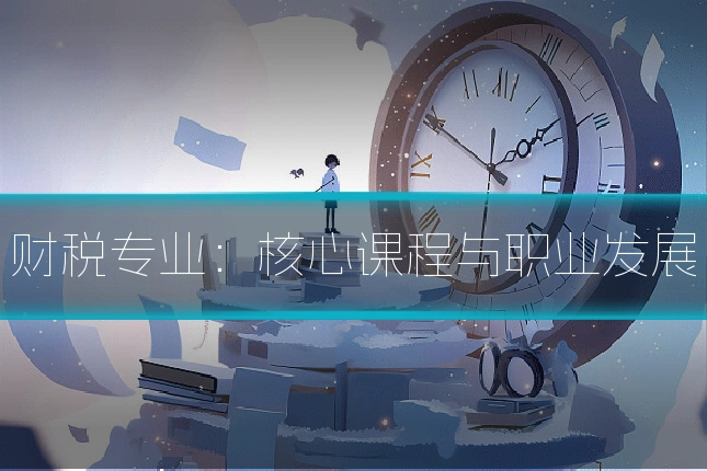 财税专业:核心课程与职业发展