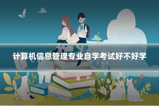 计算机信息管理专业自学考试好不好学