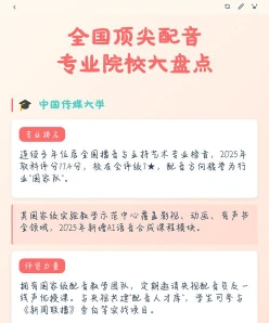 配音专业