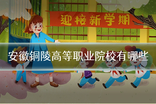 安徽铜陵高等职业院校有哪些