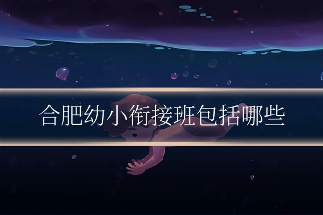 合肥幼小衔接班包括哪些