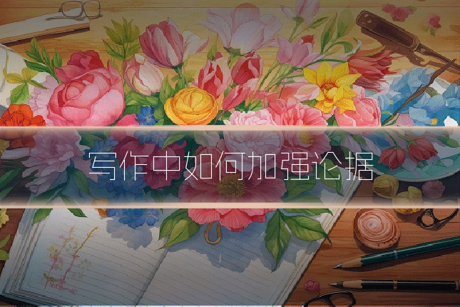 写作中如何加强论据