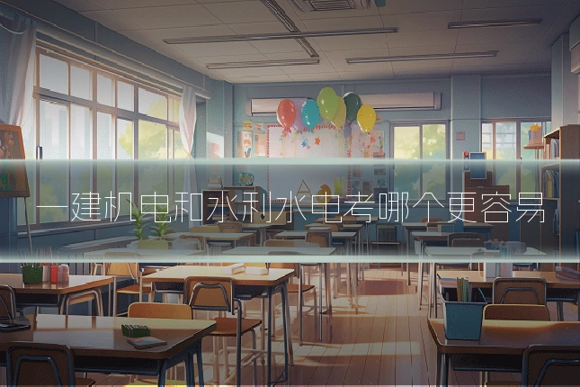 一建机电和水利水电考哪个更容易