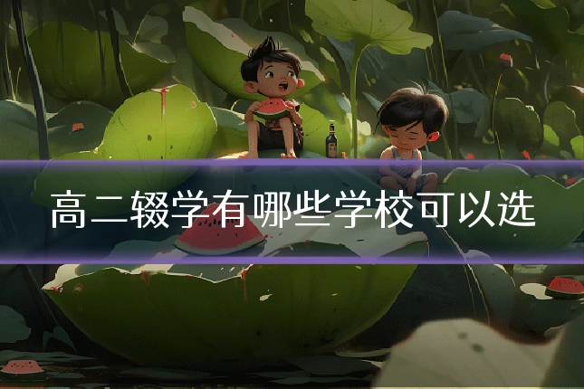 高二辍学有哪些学校可以选