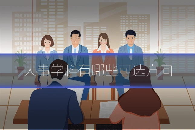 人事学科有哪些可选方向