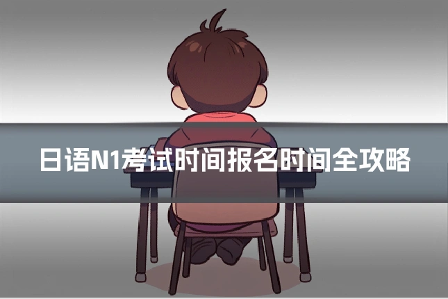 日语N1考试时间报名时间全攻略