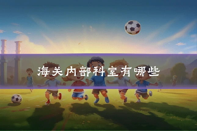 海关内部科室有哪些