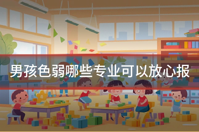 男孩色弱哪些专业可以放心报