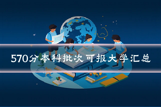 570分本科批次可报大学汇总