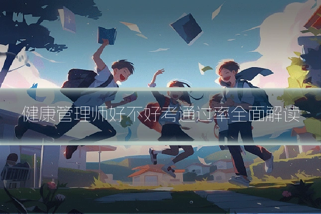 健康管理师好不好考通过率全面解读