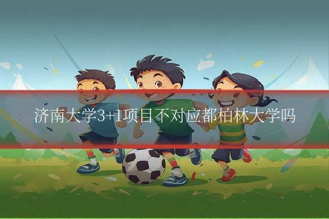 济南大学3+1项目不对应都柏林大学吗