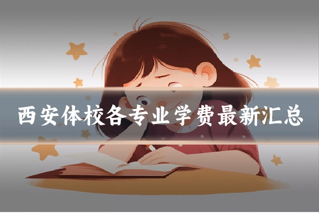 西安体校各专业学费最新汇总