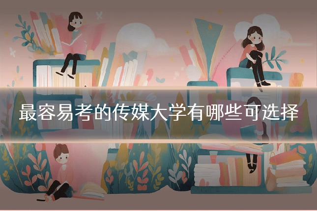最容易考的传媒大学有哪些可选择