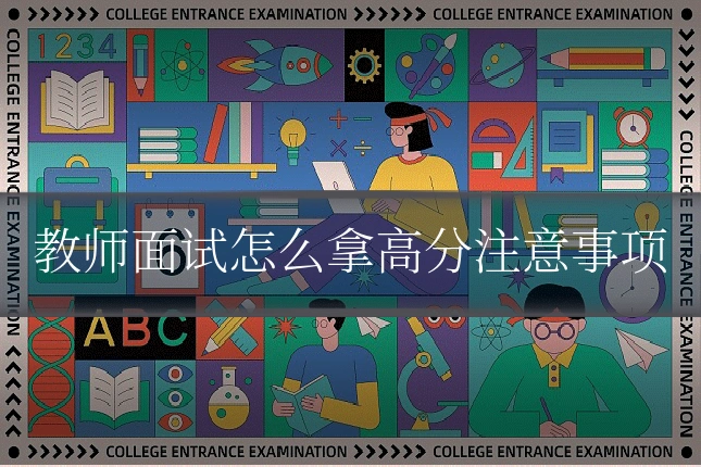 教师面试怎么拿高分注意事项