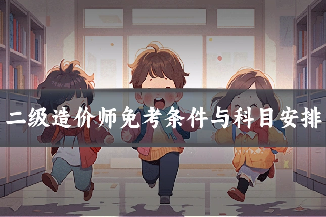 二级造价师免考条件与科目安排