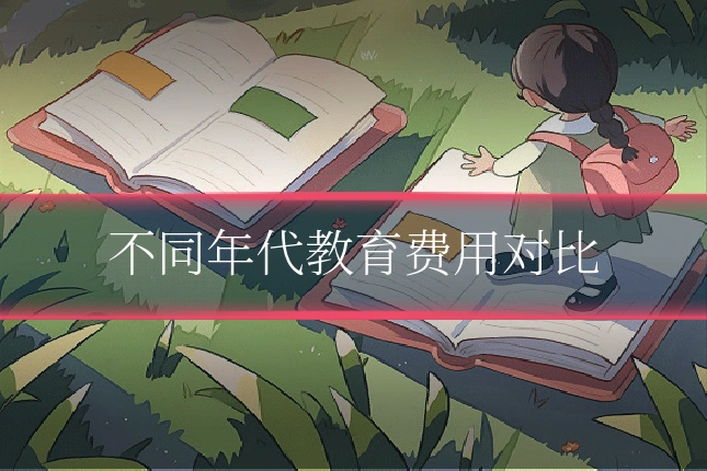 不同年代教育费用对比