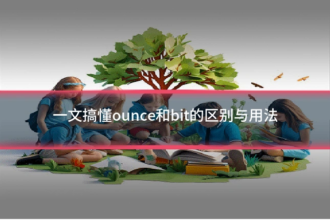 一文搞懂ounce和bit的区别与用法