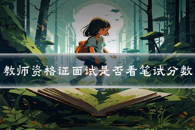 教师资格证面试是否看笔试分数
