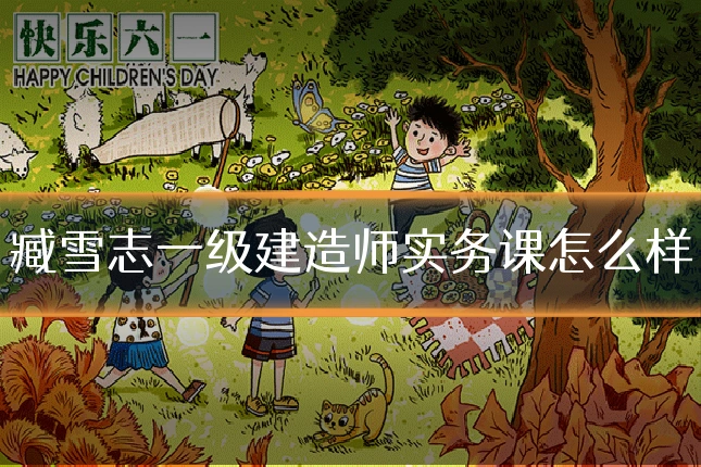 臧雪志一级建造师实务课怎么样