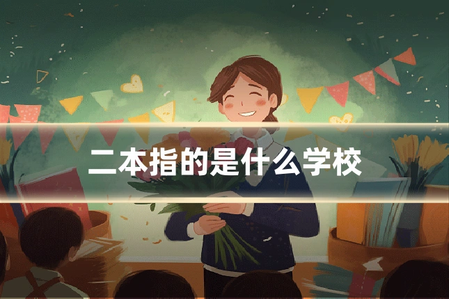 二本指的是什么学校