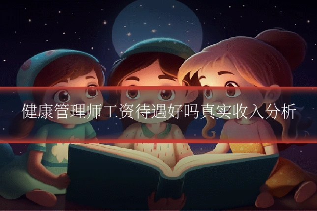 健康管理师工资待遇好吗真实收入分析