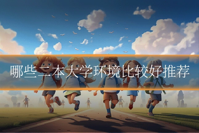 哪些二本大学环境比较好推荐