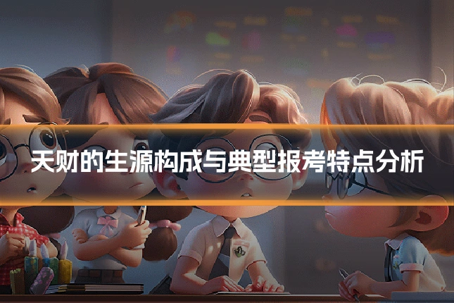 天财的生源构成与典型报考特点分析