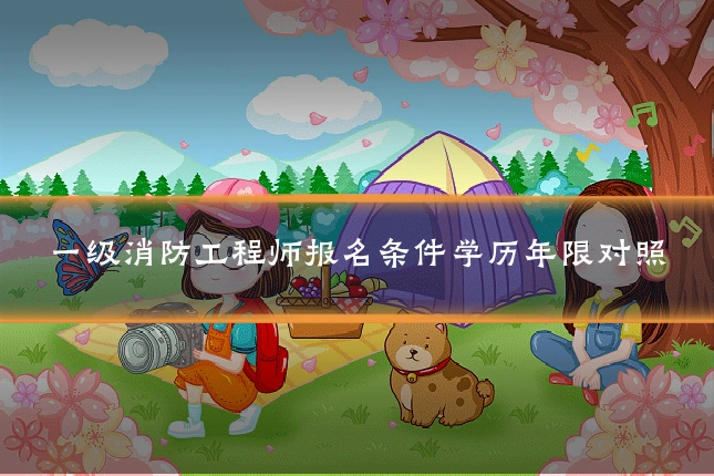 一级消防工程师报名条件学历年限对照