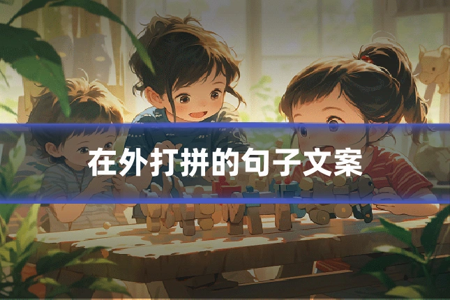 在外打拼的句子文案