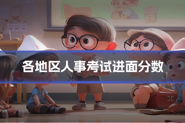 各地区人事考试进面分数