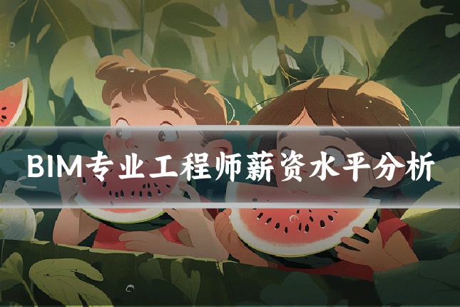 BIM专业工程师薪资水平分析
