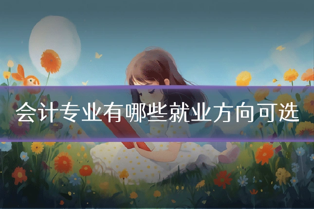 会计专业有哪些就业方向可选