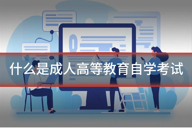 什么是成人高等教育自学考试